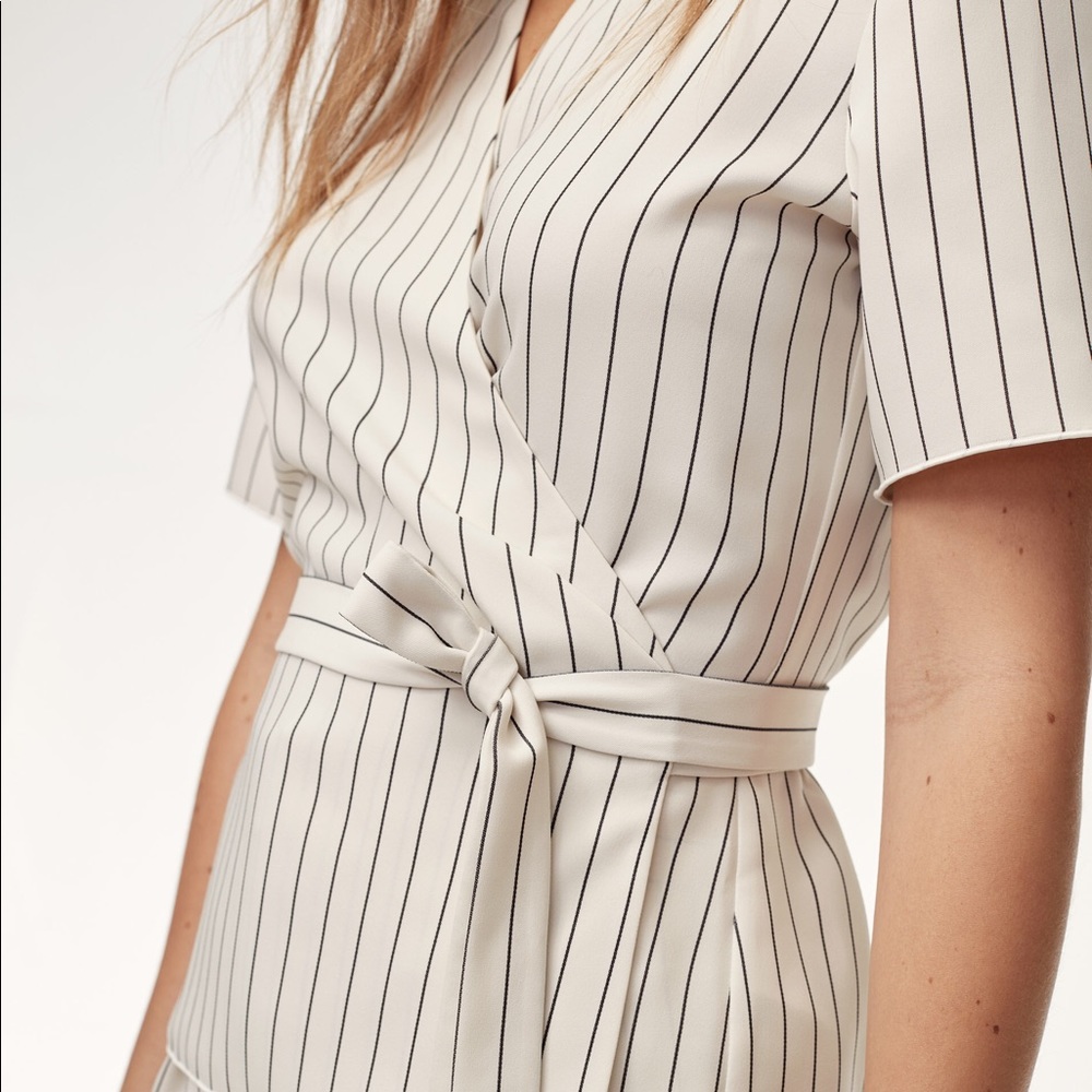 Aritzia Babaton Wrap Blouse